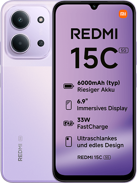 Xiaomi Redmi 15C 5G Dusk Purple