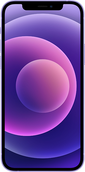 Apple iPhone 12 128 GB Violett Bundle mit 2 GB LTE